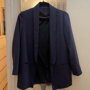 Navy blue top shop blazer